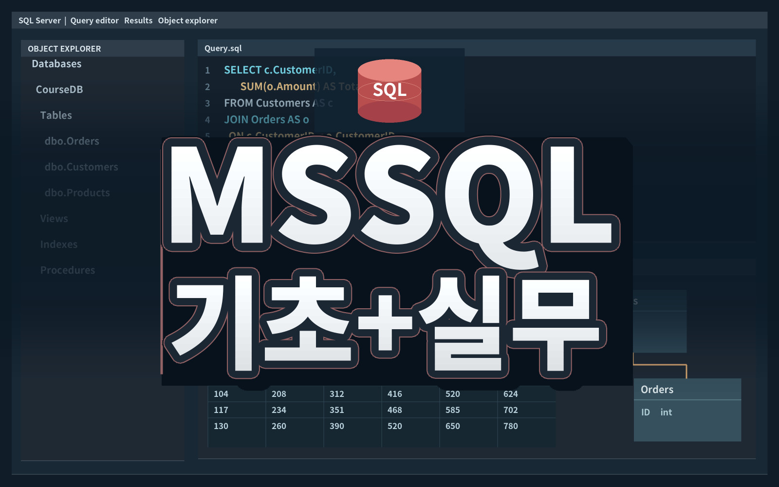 MSSQL 기초+실무