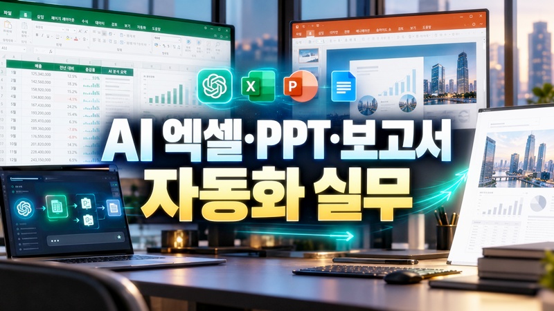 AI 엑셀·PPT·보고서 자동화 실무