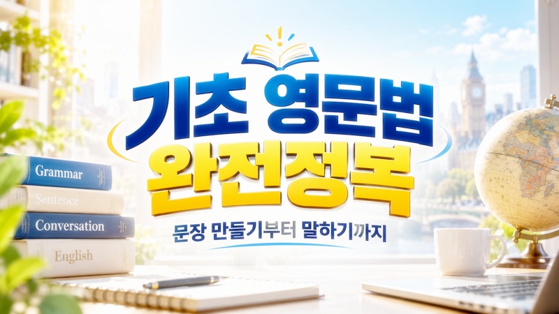 기초 영문법 완전정복 – 문장 만들기부터 말하기까지 기초 영문법 완전정복 – 문장 만들기부터 말하기까지