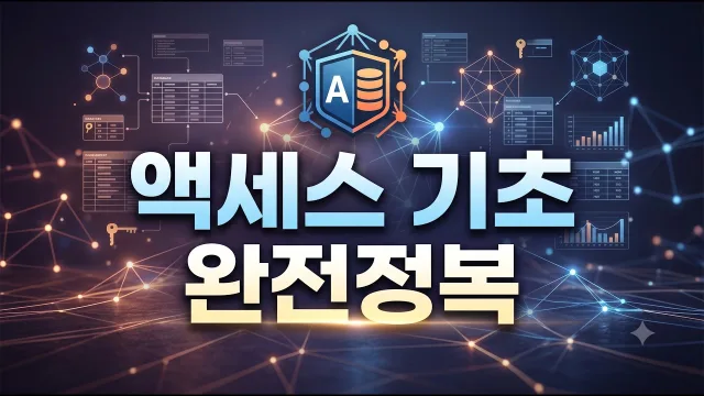 액세스기초 완전정복