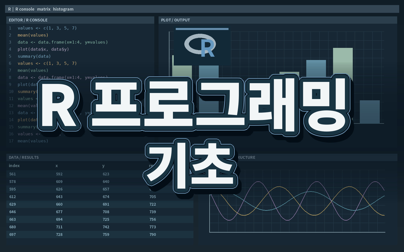 R 프로그래밍 기초