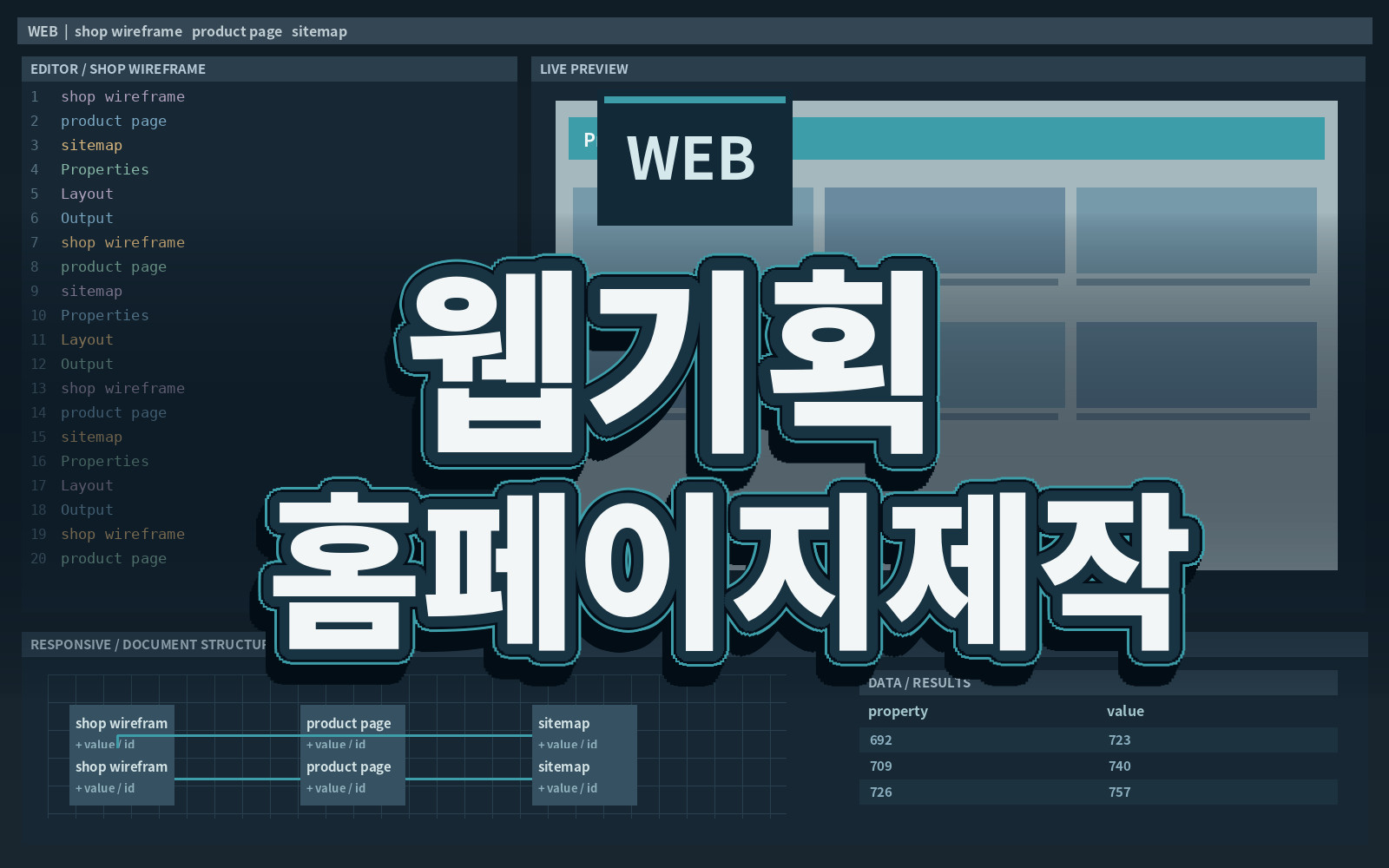 웹기획 홈페이지제작