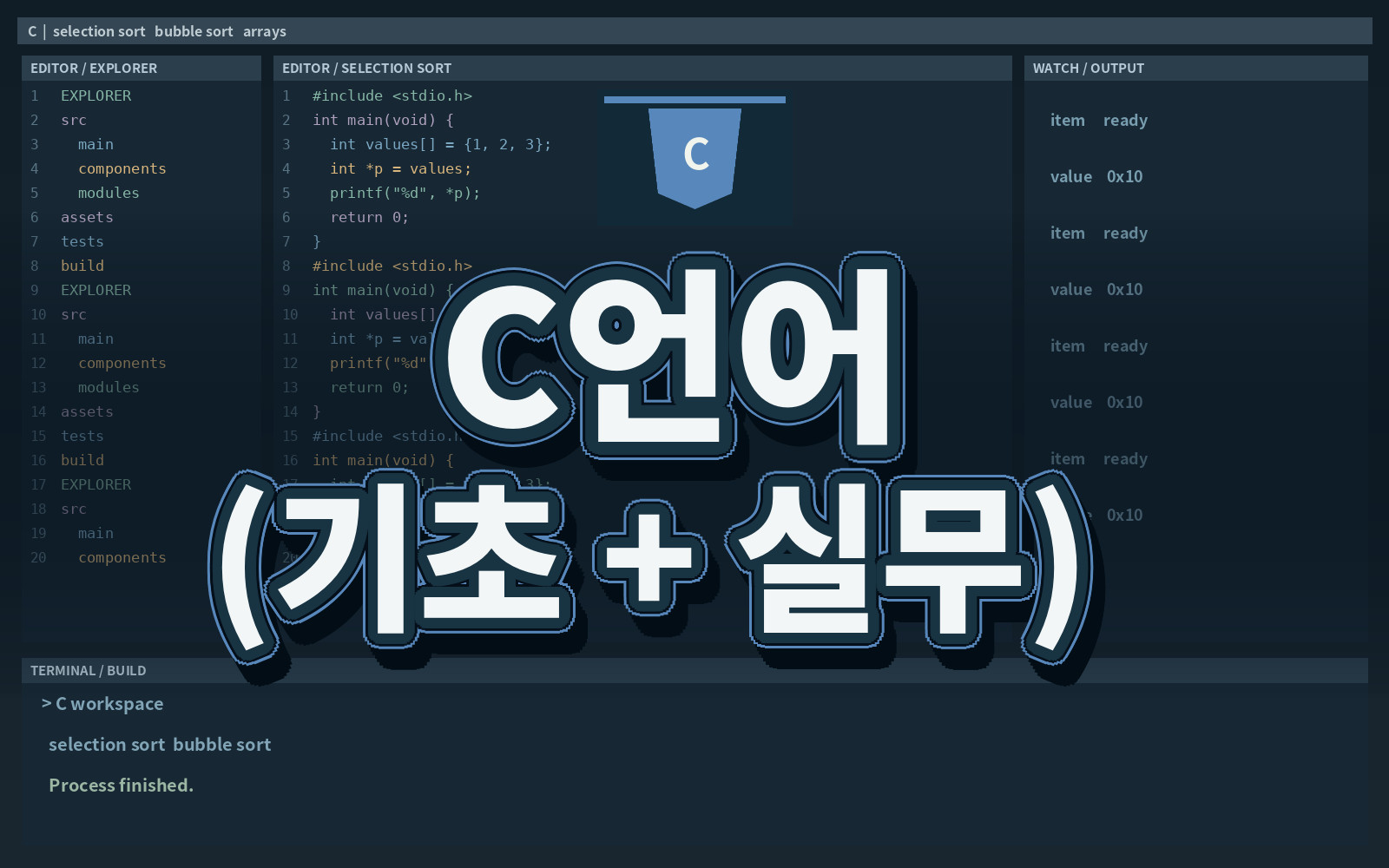 C언어 (기초 + 실무)